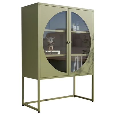 Cabinet en acier H1200MM de casier de stockage de pieds élevés de meubles de salon